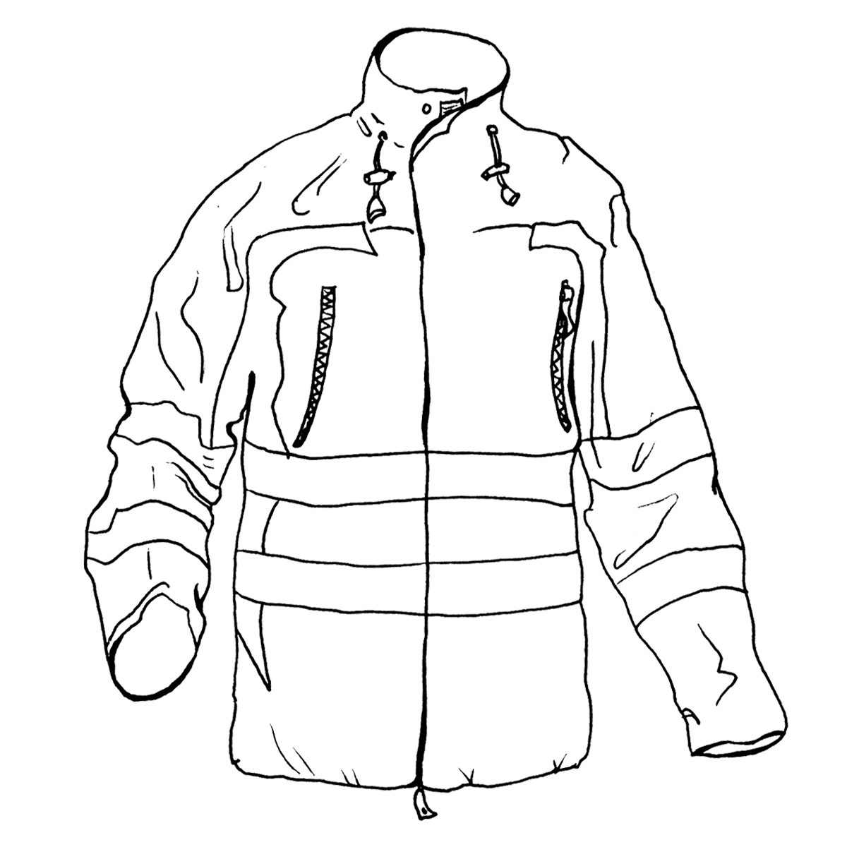 Pánská reflexní bunda