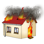 Požár domu