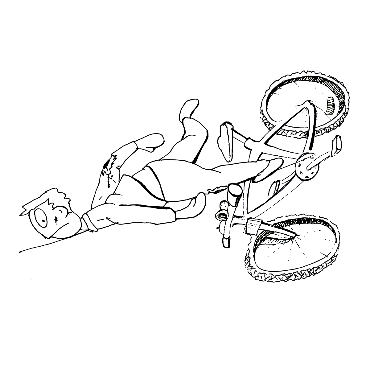 Zraněný cyklista